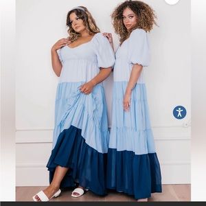 5x JessaKae Sky Dress in Blue Ombré